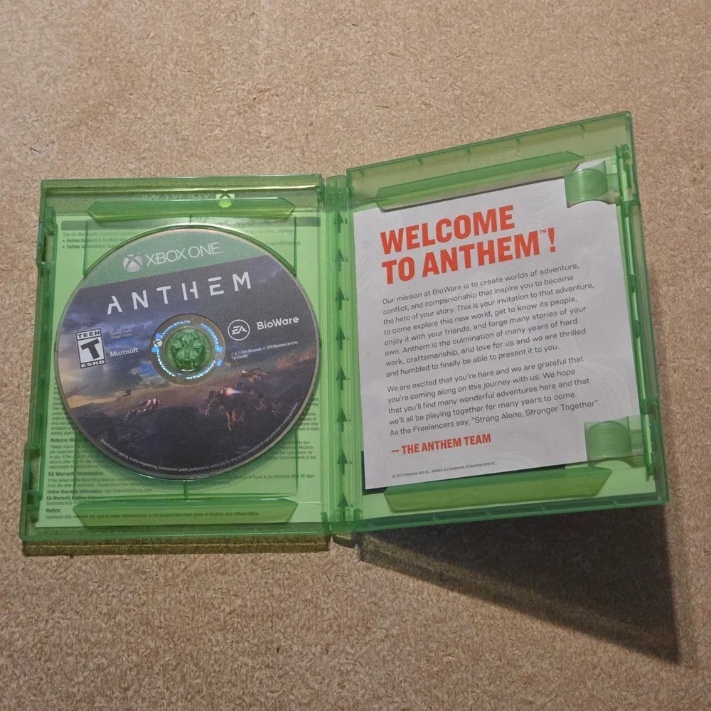 Electronic Arts anthem xbox